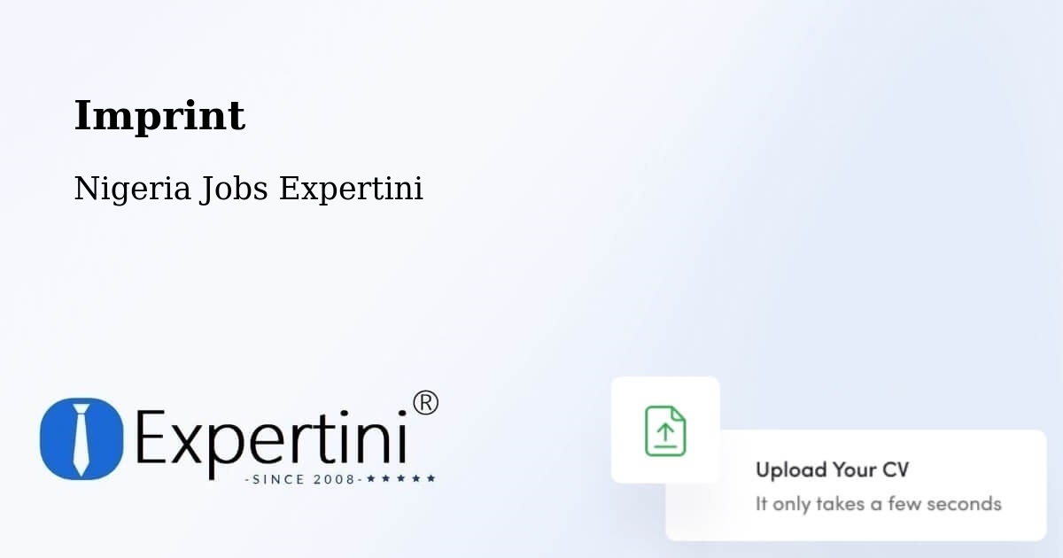 Imprint – Baro - Nigeria Jobs Expertini